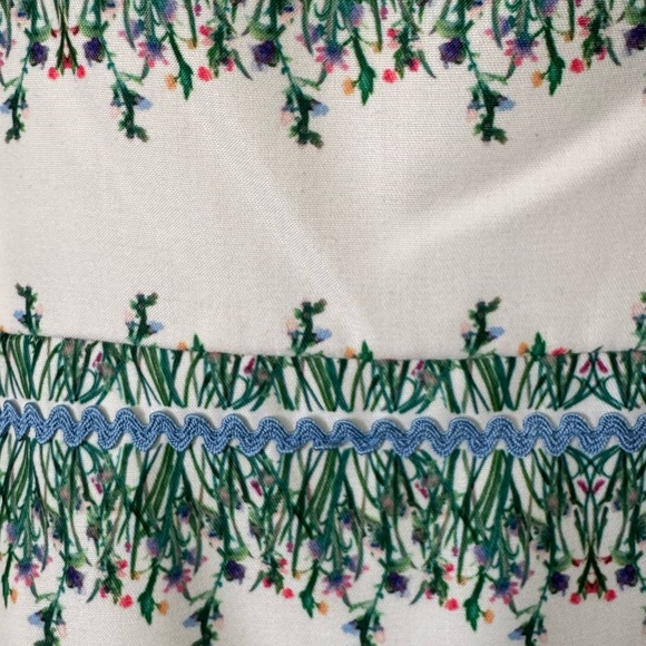 Anthropologie Beetle Beetle Gentiana Garden Off the Shoulder Dress Small - Picture 3 of 8